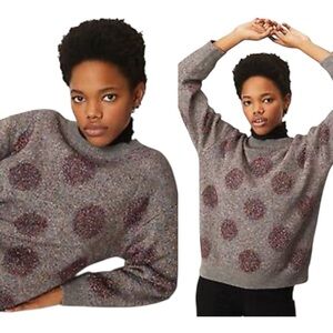 Compania Fantastica Sparkle Polka Dot Sweater